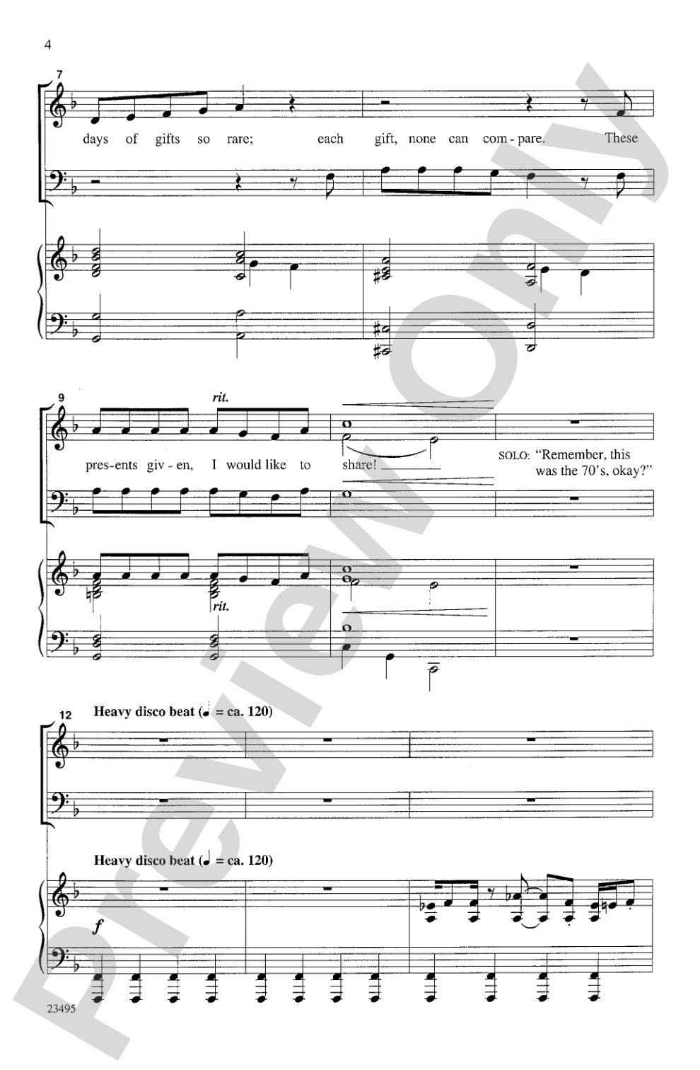 The Twelve Groovy Days of Christmas: 3-Part Mixed Choral Octavo