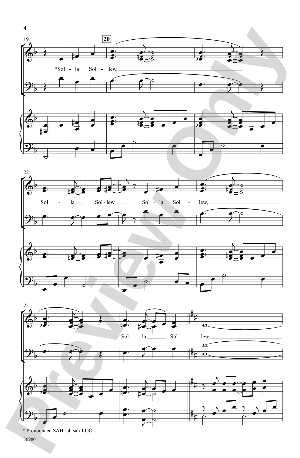 Solla Sollew: 3-Part Mixed Choral Octavo