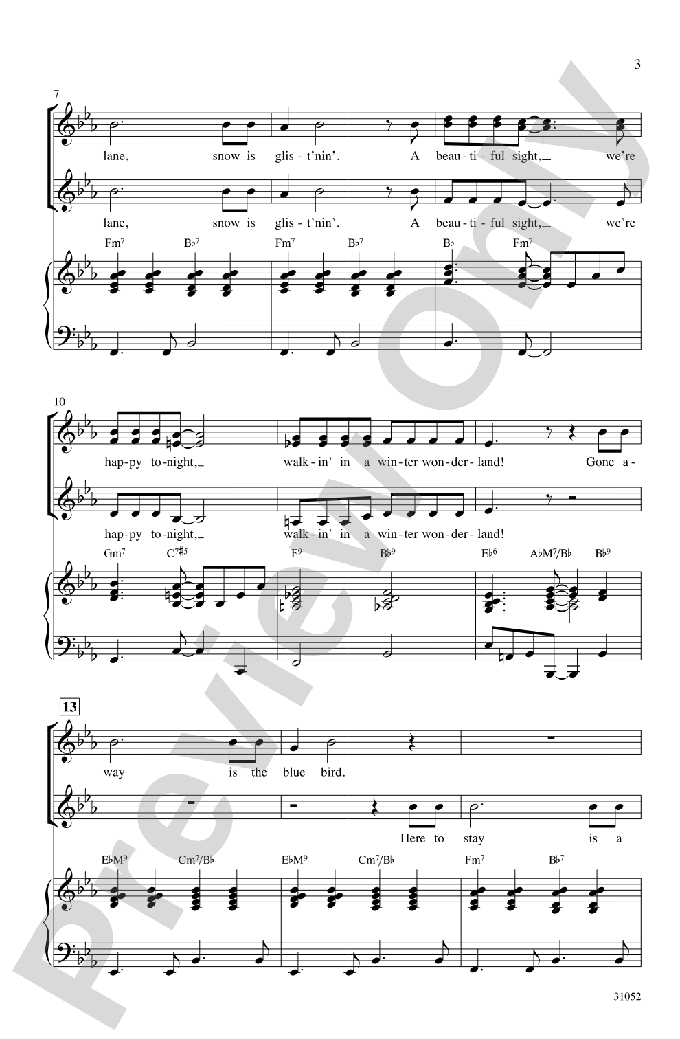 Christmas Pops Trio (A Medley): SSA Choral Octavo