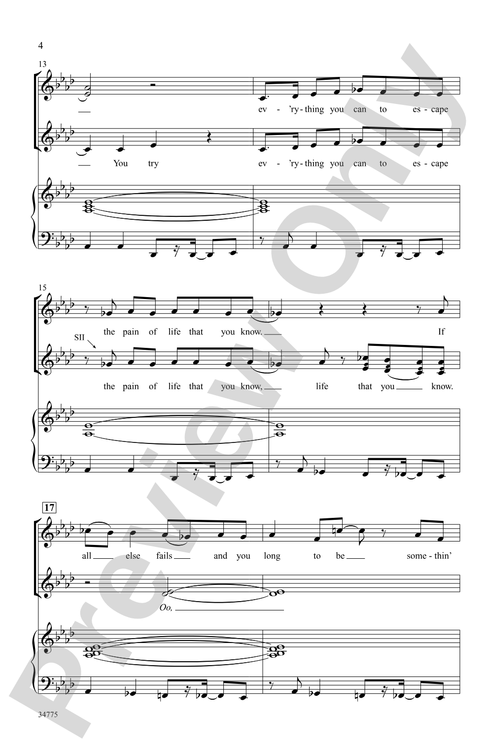 Vogue: SSA Choral Octavo
