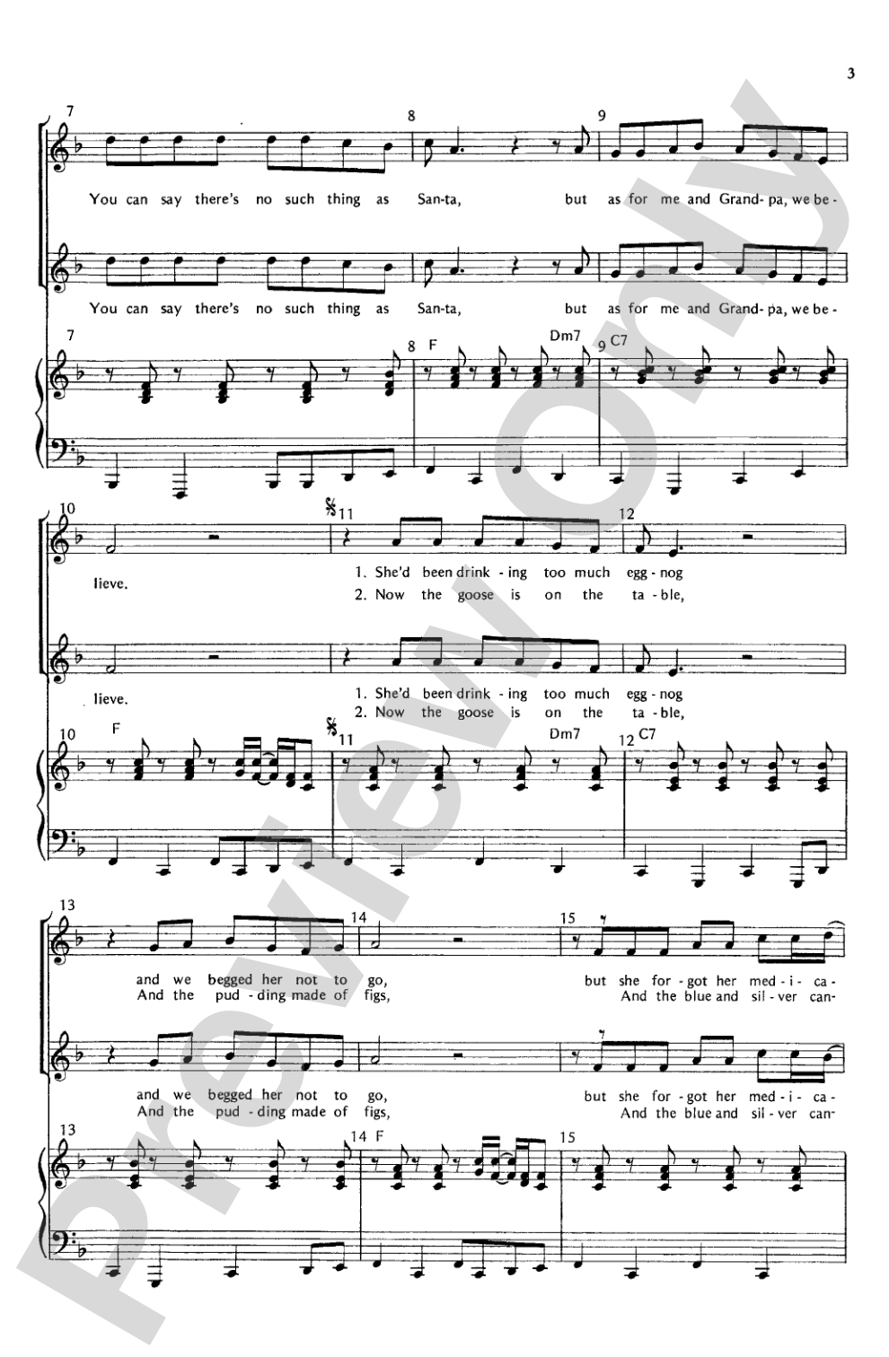 Grandma Got Run Over by a Reindeer: 2-Part Choral Octavo