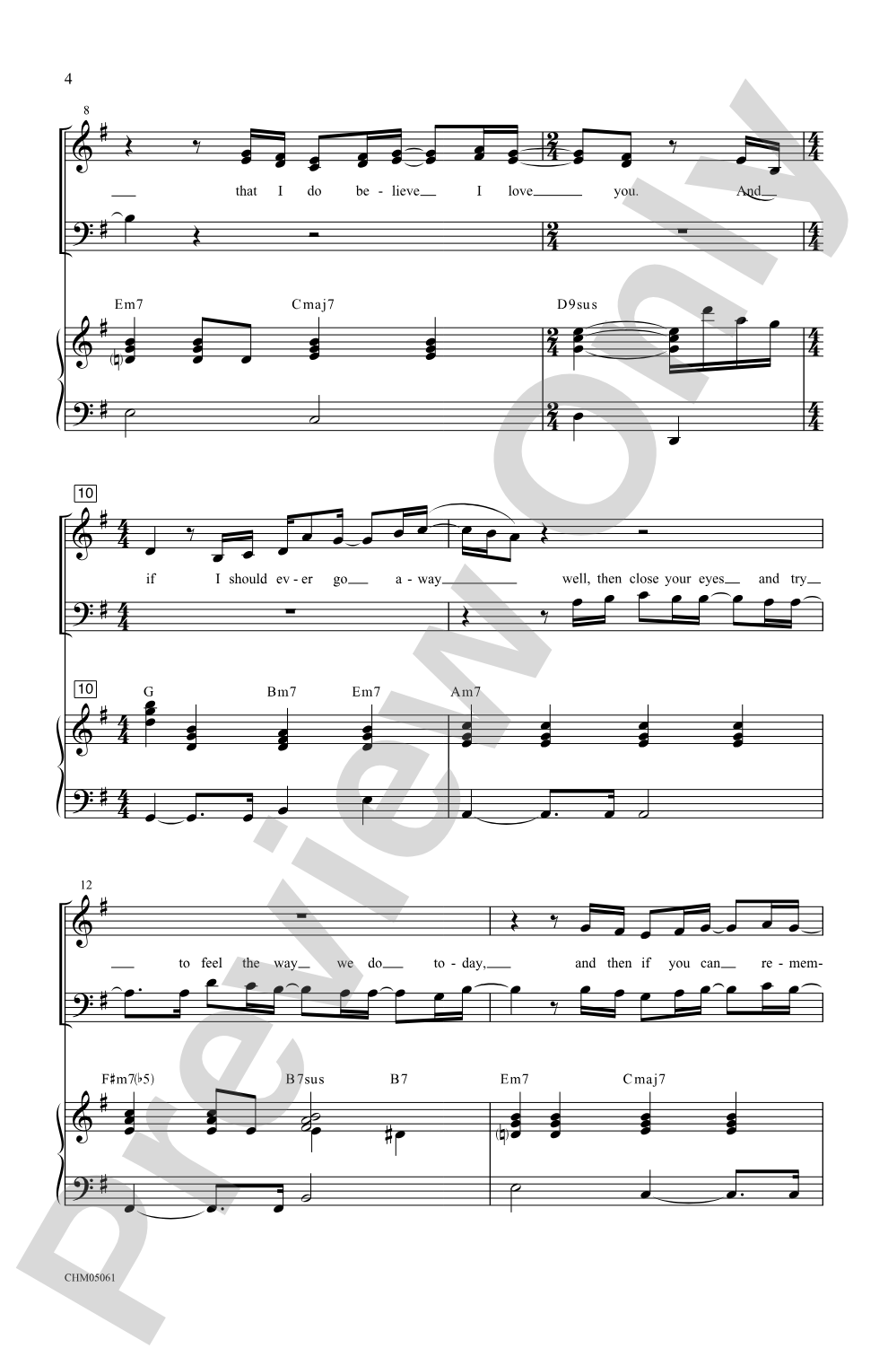 That's What Friends Are For: 3-Part Mixed Choral Octavo