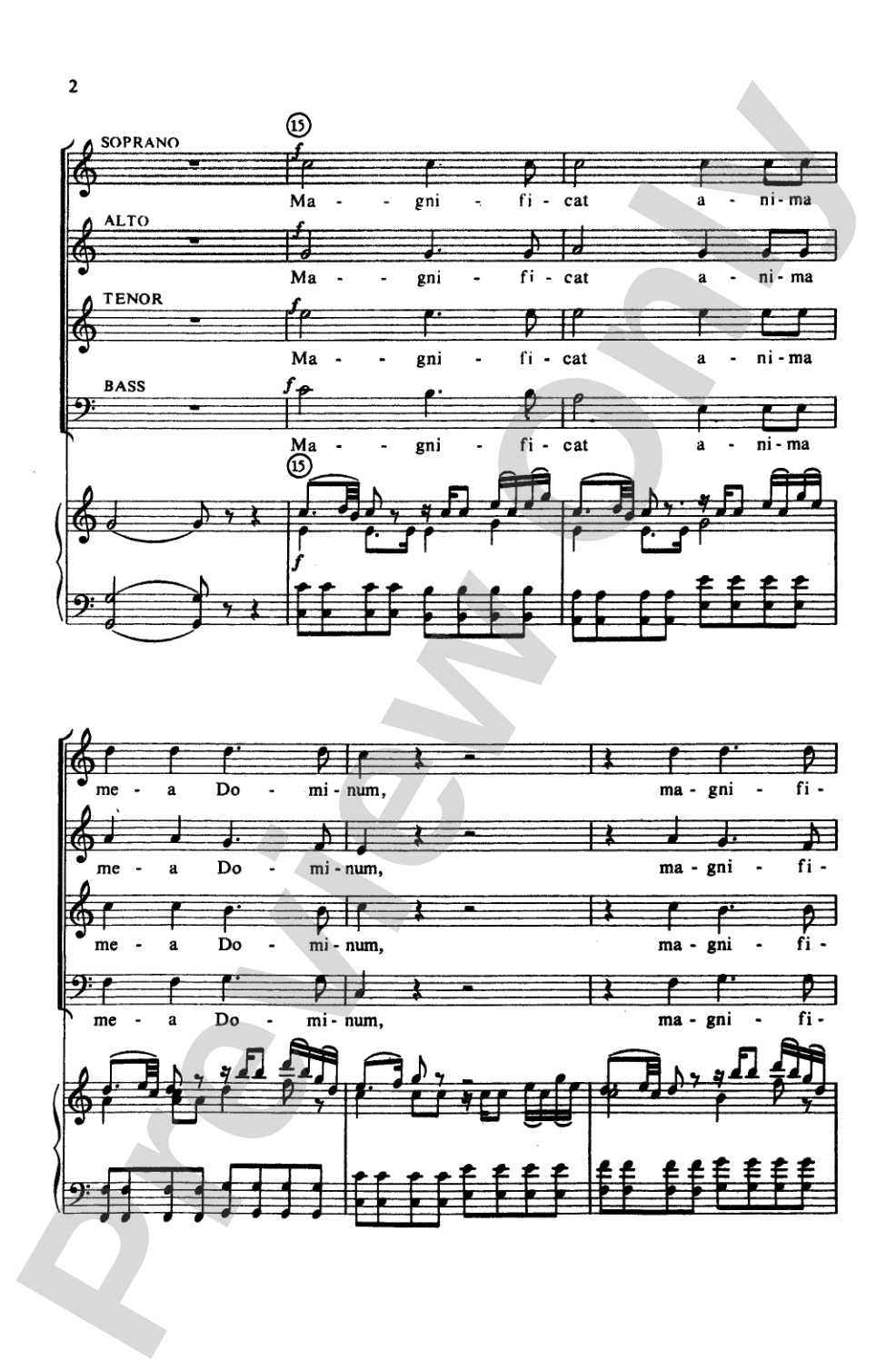 Magnificat: SATB Choral