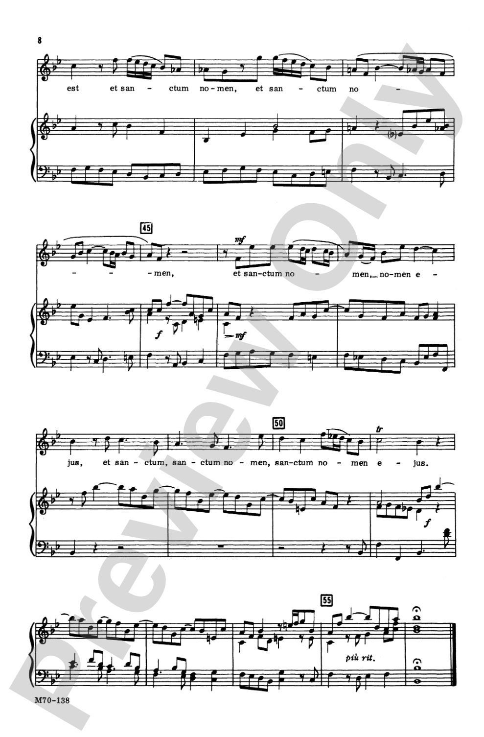 Magnificat: SATB & SATB Soli Choral