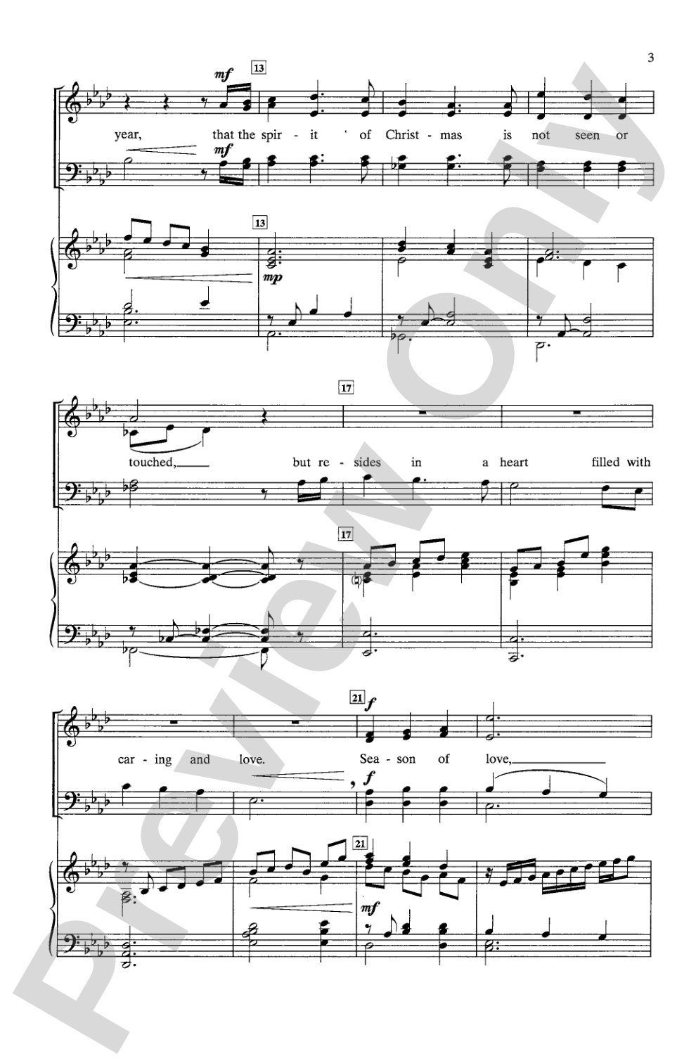 Season of Love: SATB Choral Octavo