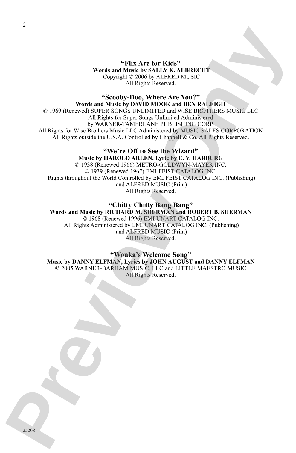 Flix Are for Kids: 2-Part Choral Octavo