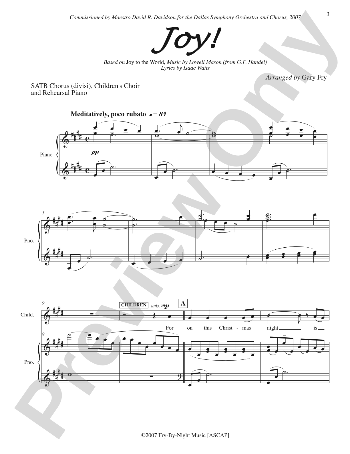 Joy!: SATB Choral Octavo