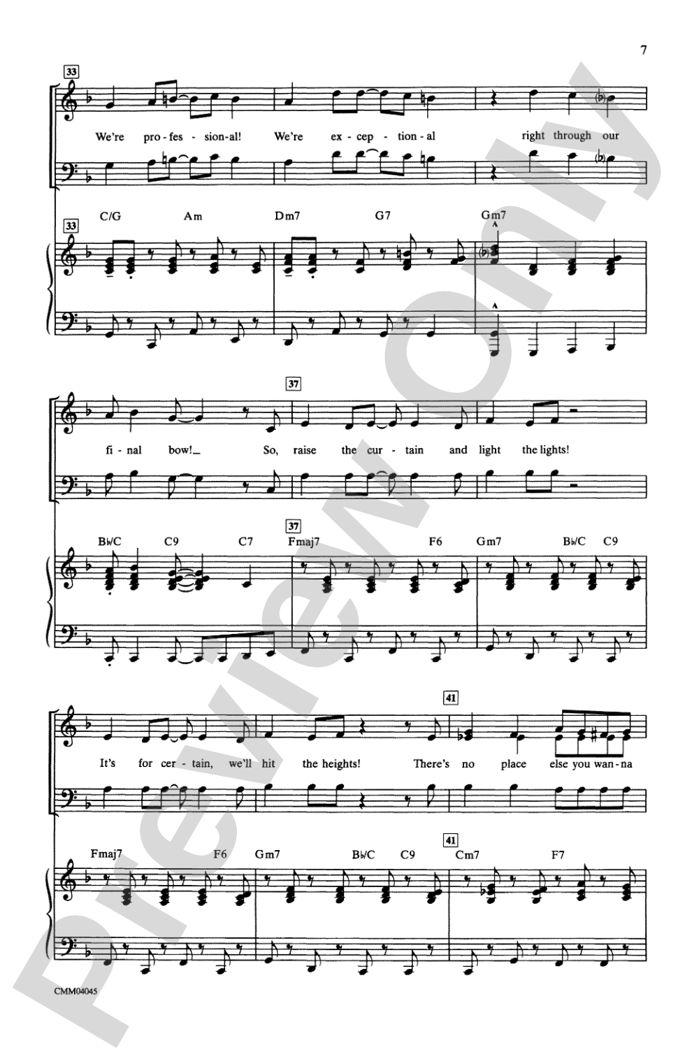 Broadway Blast! (A Medley): SATB Choral Octavo