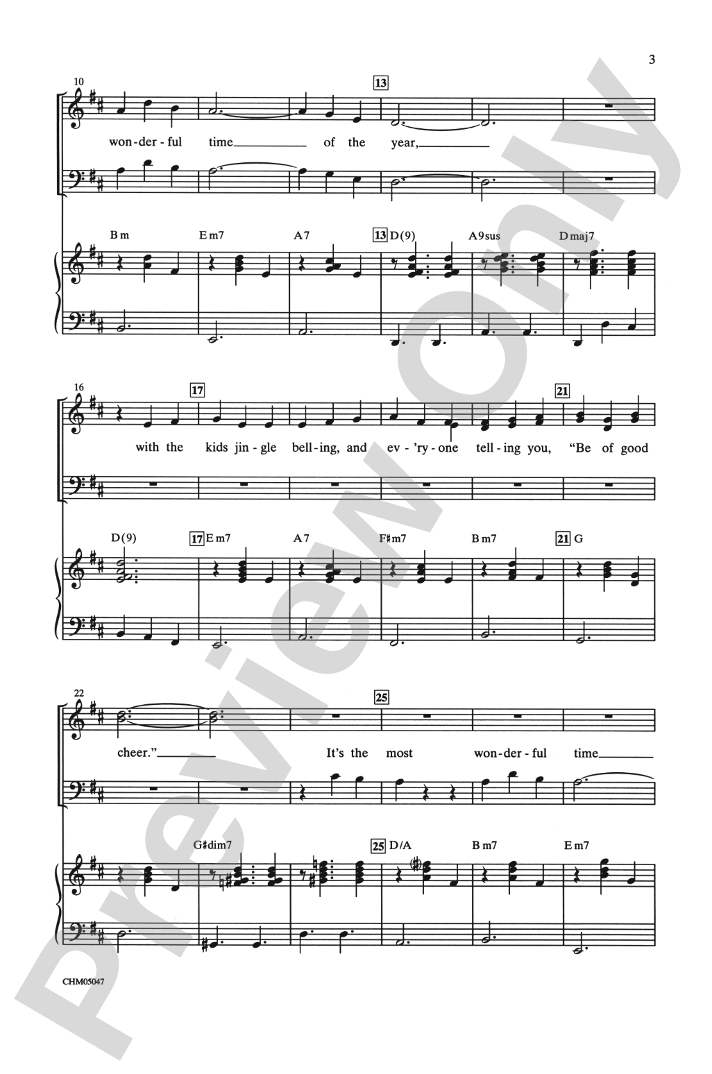 It's the Most Wonderful Time of the Year: SATB Choral Octavo