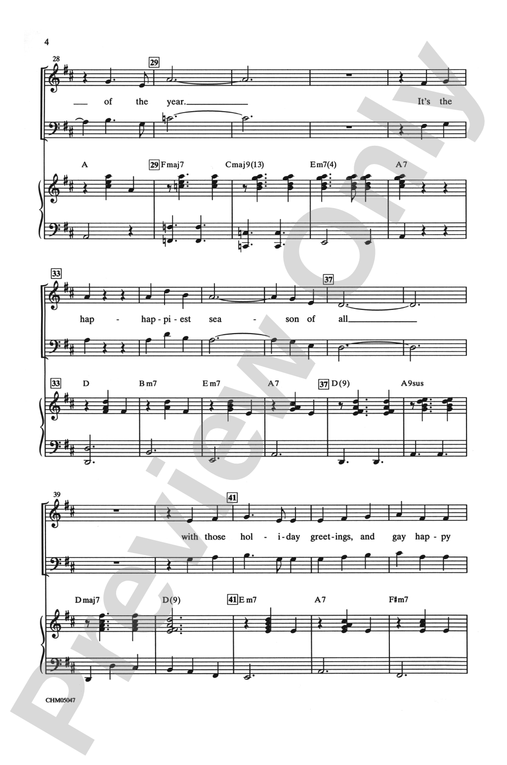 It's the Most Wonderful Time of the Year: SATB Choral Octavo
