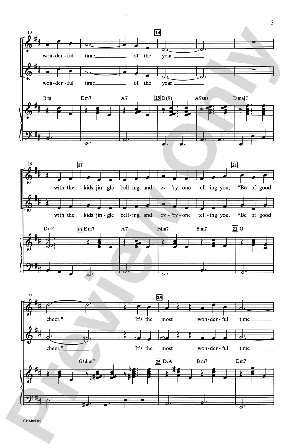 It's the Most Wonderful Time of the Year: 2-Part Choral Octavo