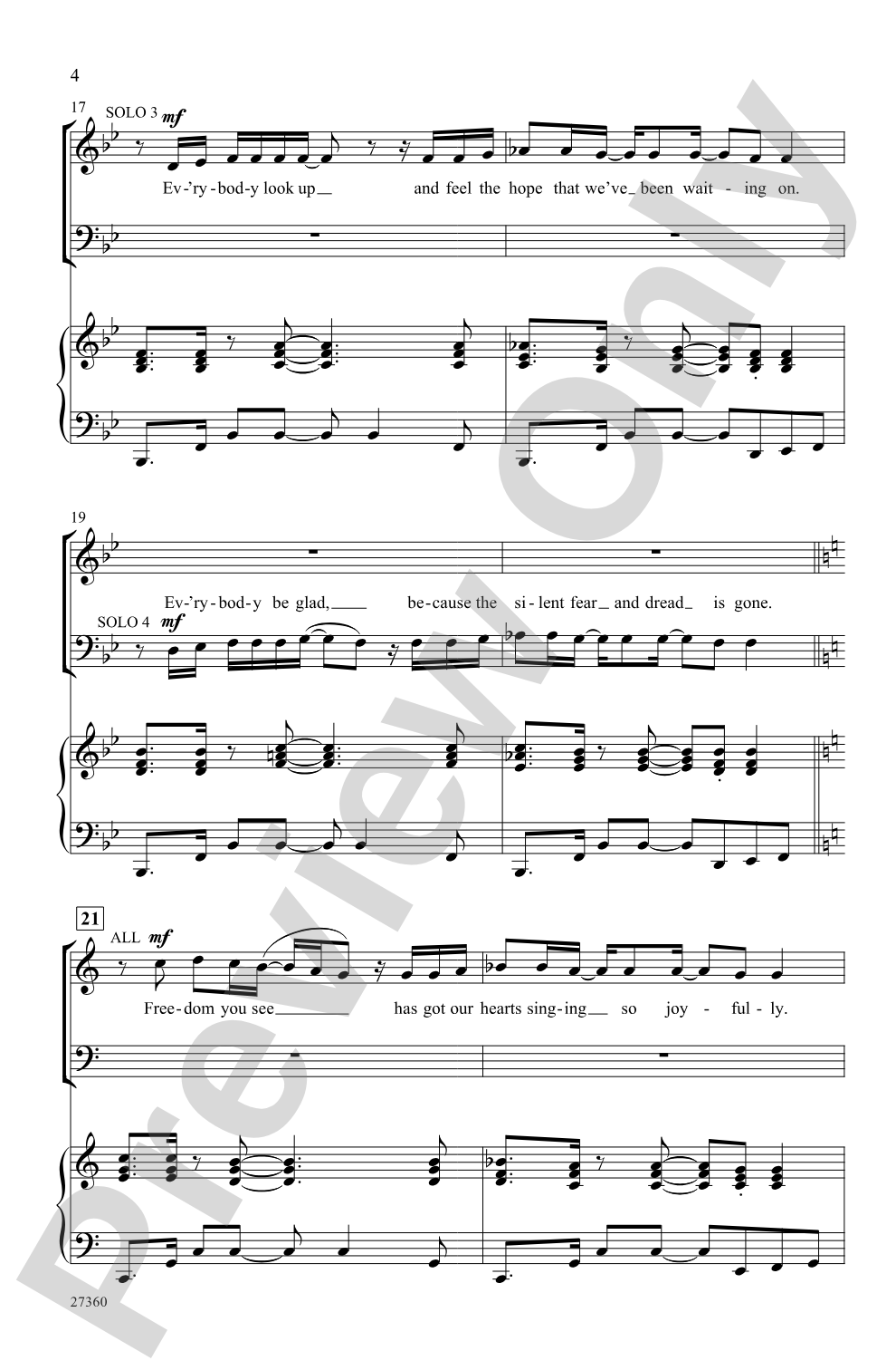 Everybody Rejoice: 3-Part Mixed Choral Octavo
