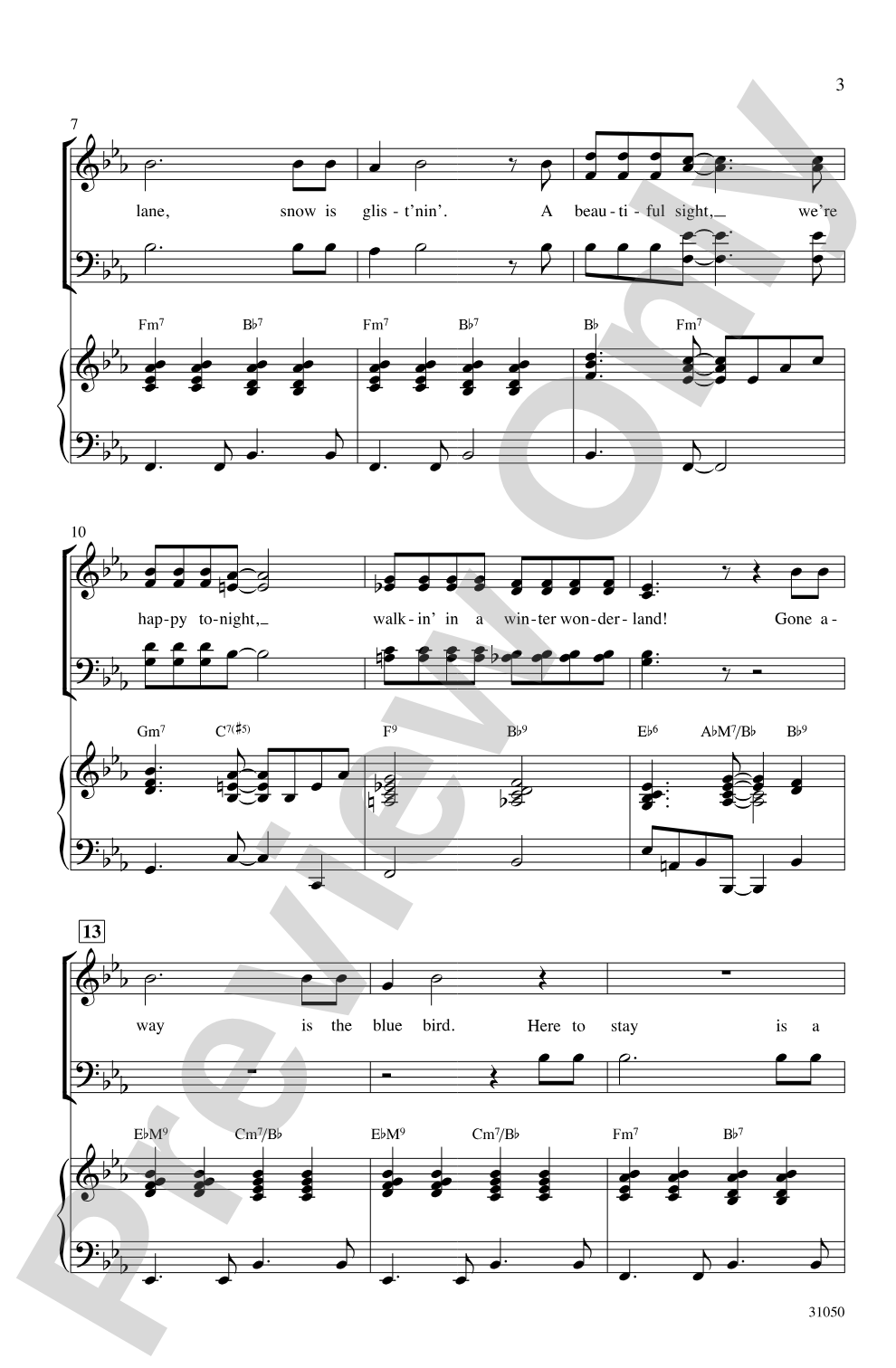 Christmas Pops Trio (A Medley): SATB Choral Octavo