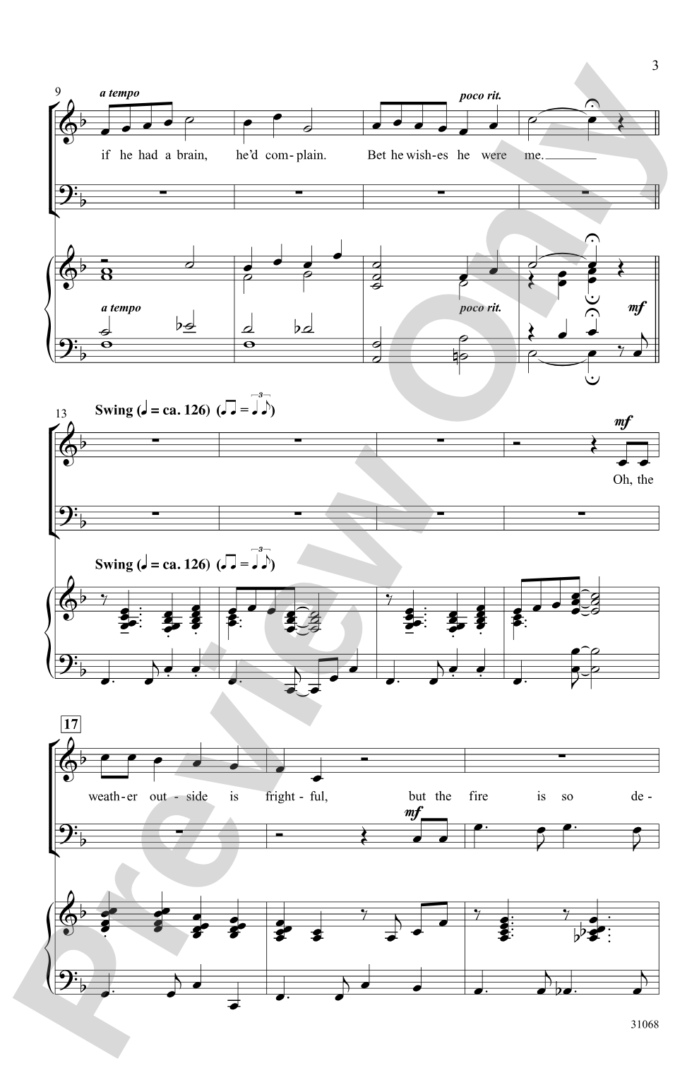 Let It Snow! Let It Snow! Let It Snow!: SAB Choral Octavo