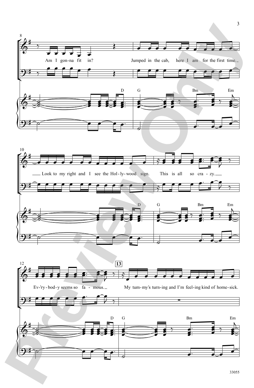 Party in the U.S.A.: SAB Choral Octavo