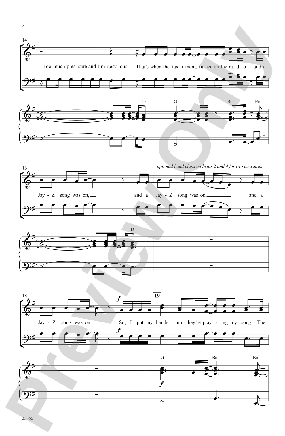 Party in the U.S.A.: SAB Choral Octavo