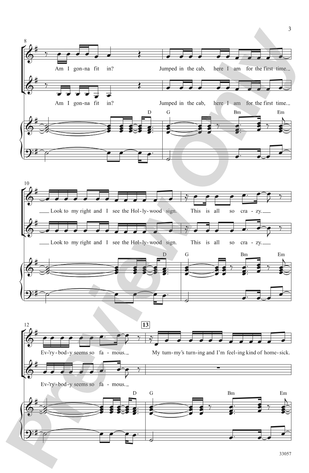 Party in the U.S.A.: 2-Part Choral Octavo