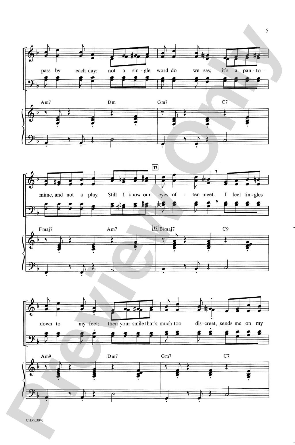 Take Five: SATB Choral Octavo