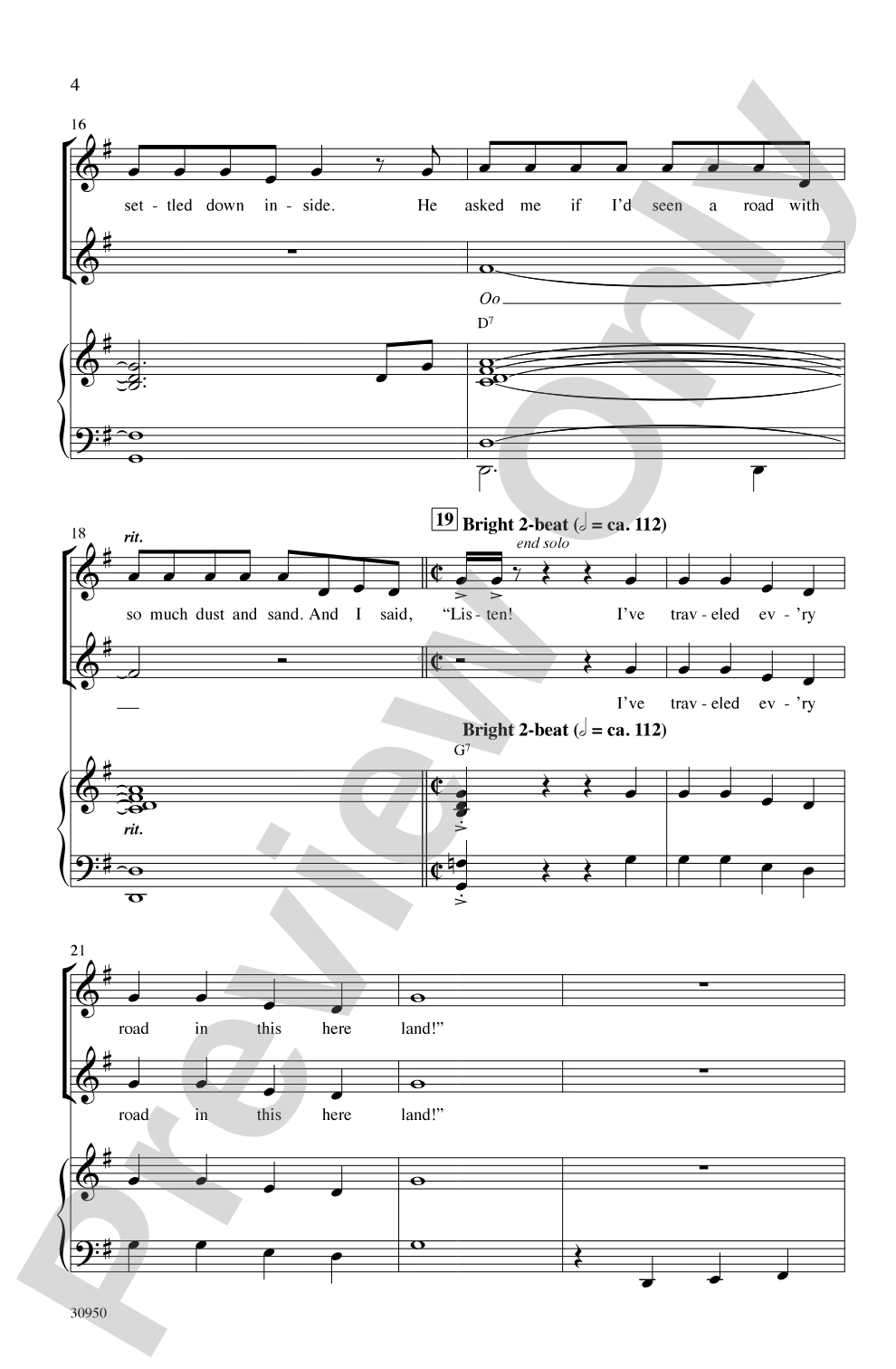 I've Been Everywhere: 2-Part Choral Octavo