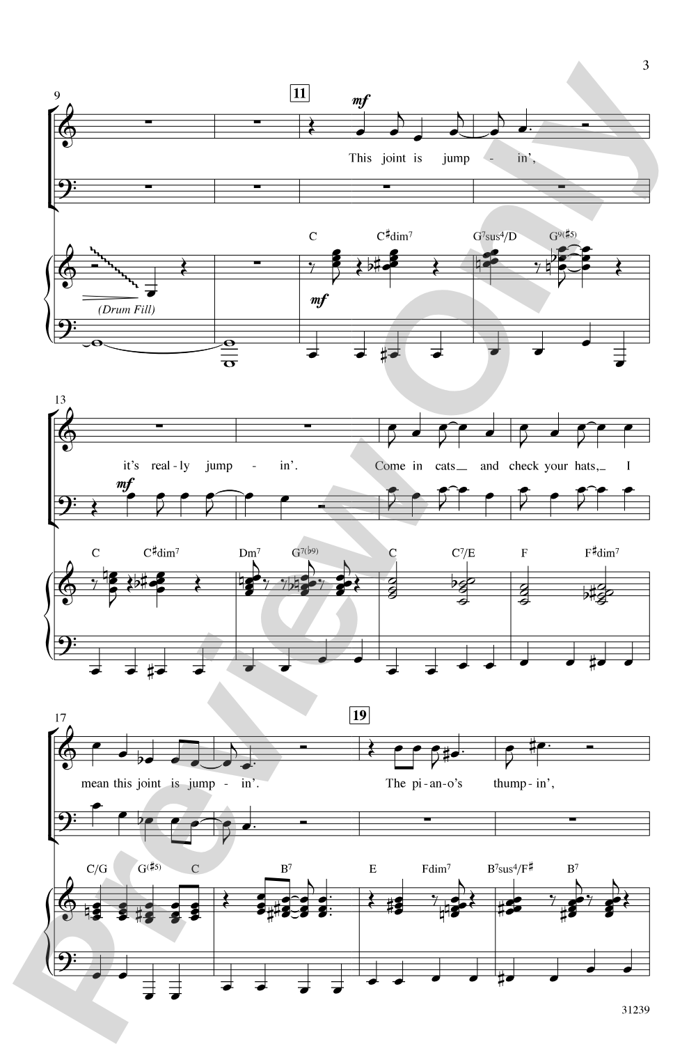 The Joint Is Jumpin': SATB Choral Octavo