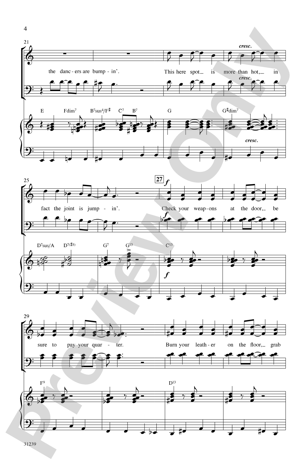 The Joint Is Jumpin': SATB Choral Octavo