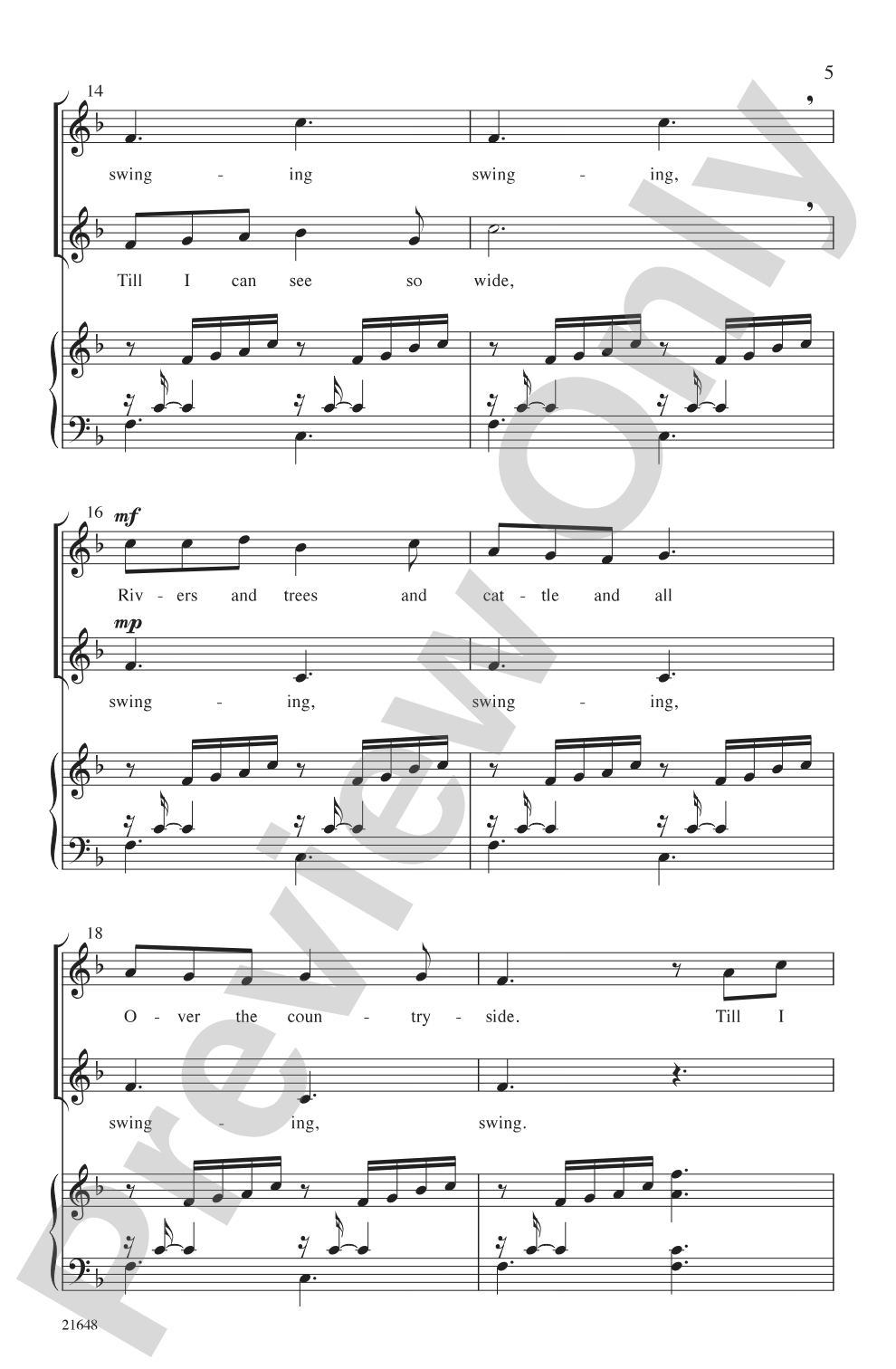 Three Poems (from <i>A Child's Garden of Verses</i>): 2-Part Choral Octavo