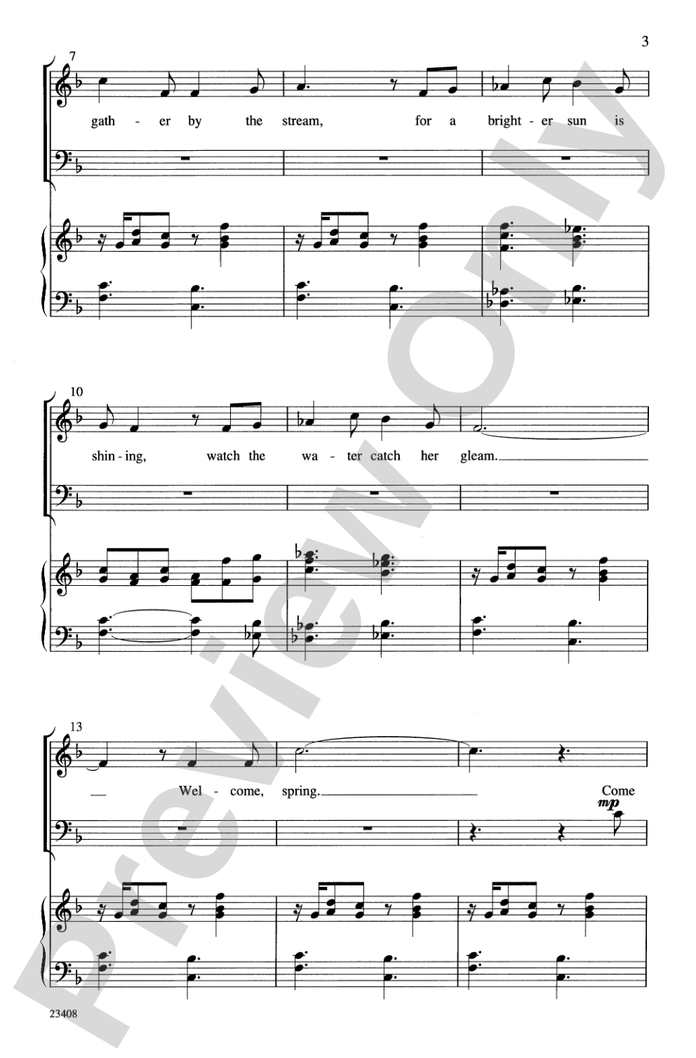Welcome, Spring: SATB Choral Octavo