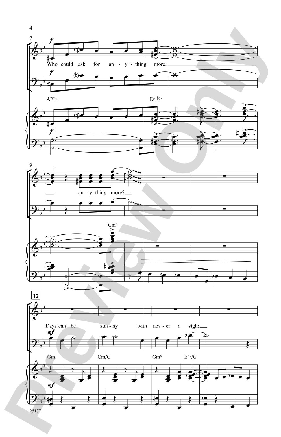 I Got Rhythm: SSAB Choral Octavo
