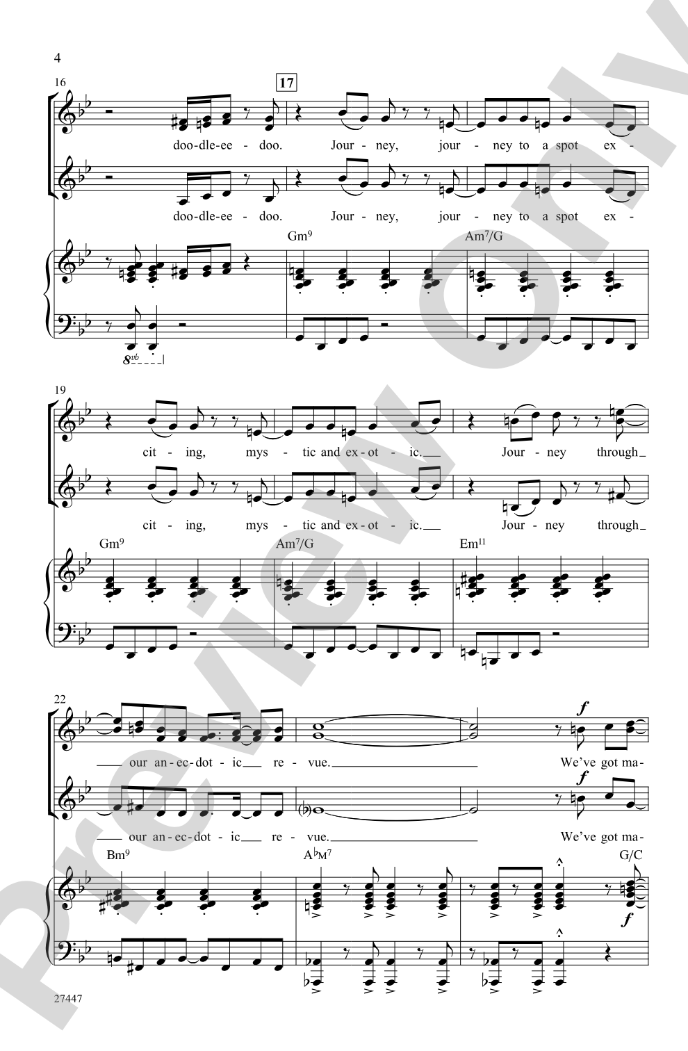 Magic to Do: SSA Choral Octavo