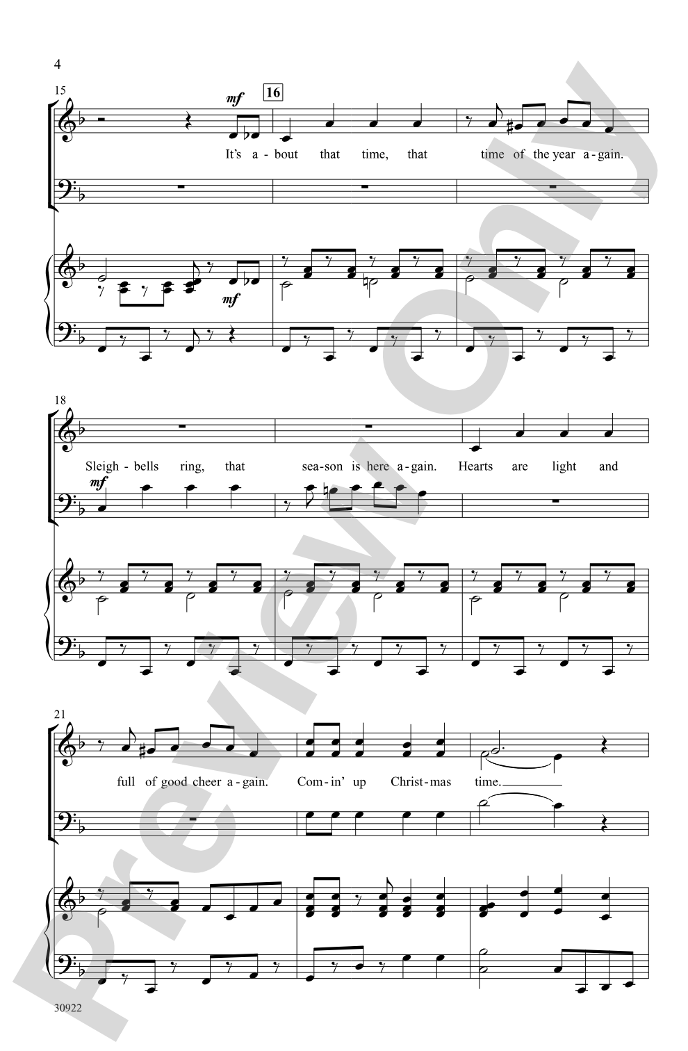 Comin' Up Christmas Time: SAB Choral Octavo