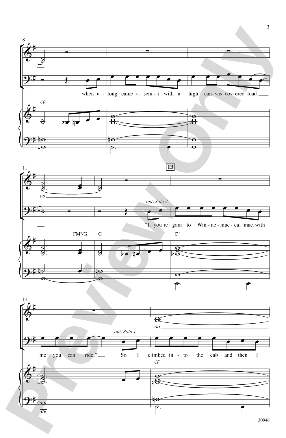 I've Been Everywhere: SAB Choral Octavo