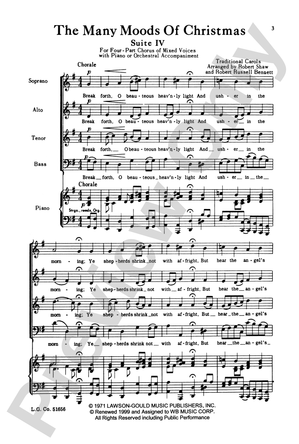 Shine a Little Light: SATB Choral Octavo
