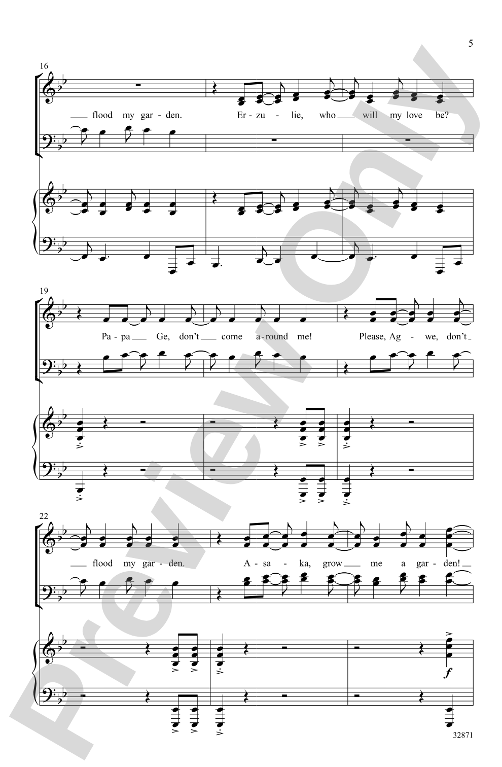 Once on This Island: A Choral Medley: SATB Choral Octavo
