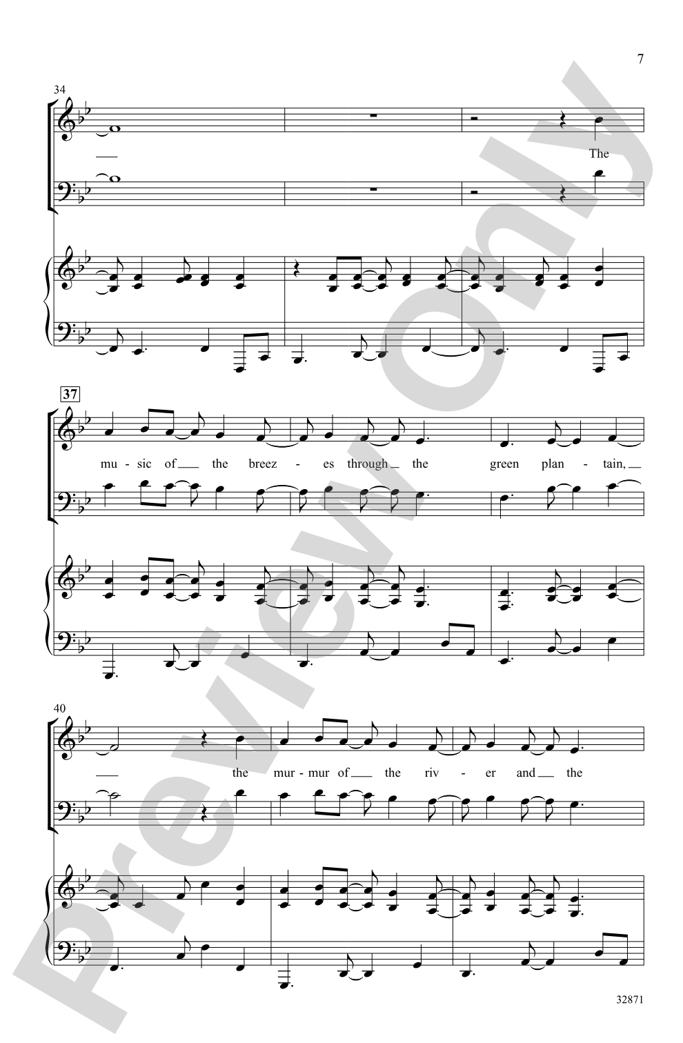 Once on This Island: A Choral Medley: SATB Choral Octavo