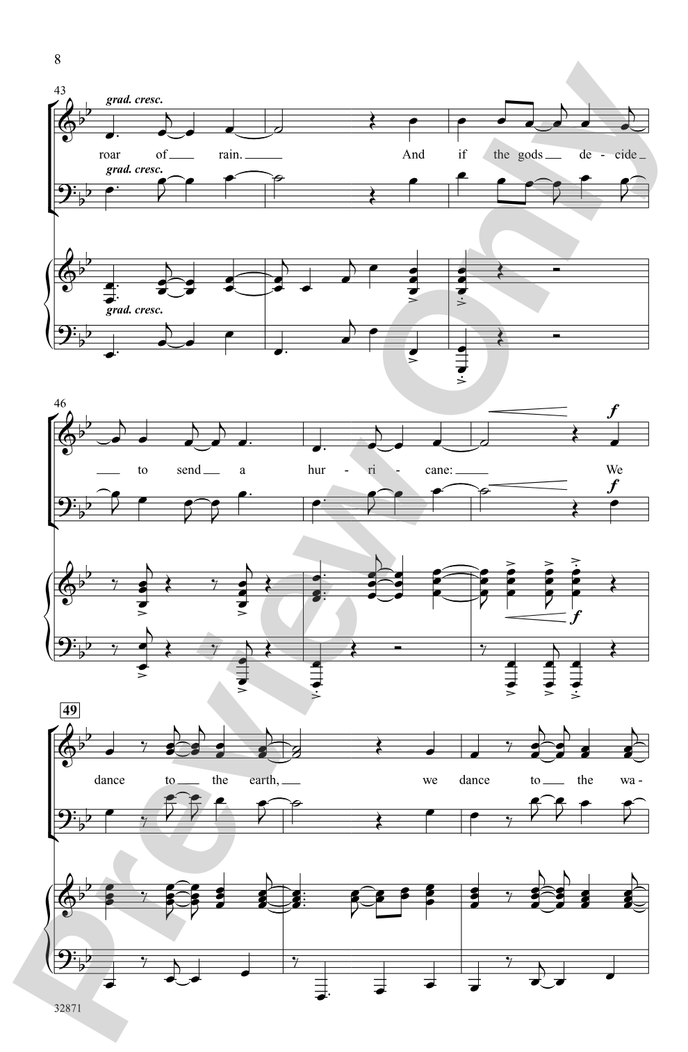 Once on This Island: A Choral Medley: SATB Choral Octavo