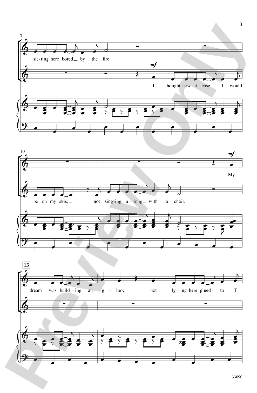 Please, Let It Snow!: 2-Part Choral Octavo