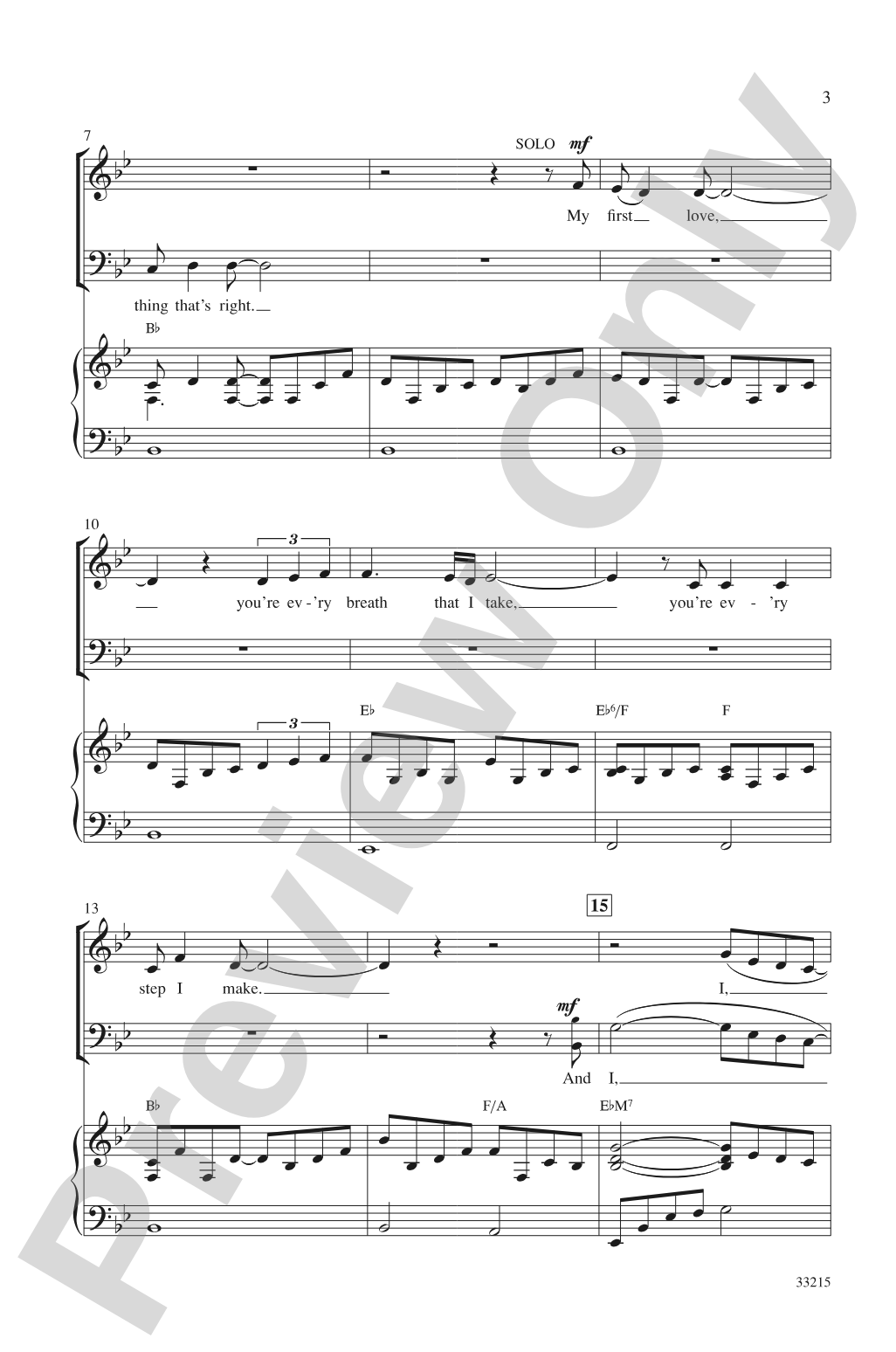 Endless Love: SATB Choral Octavo