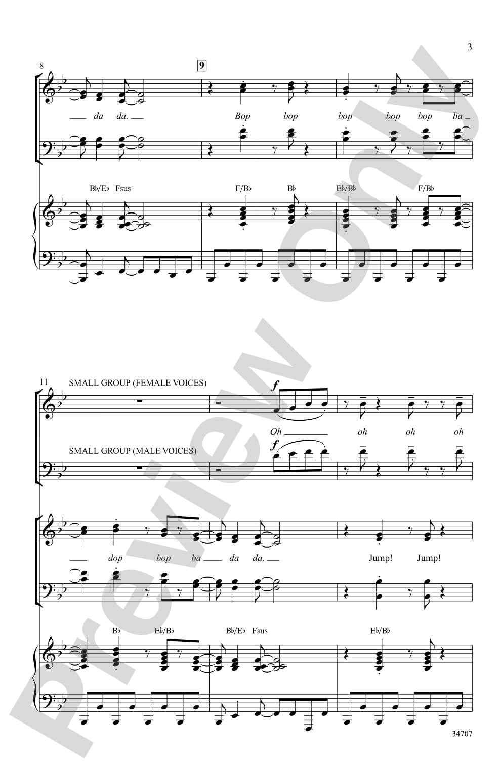 Jump: SATB Choral Octavo