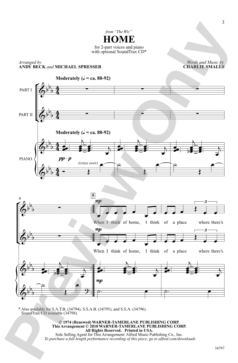 Home: 2-Part Choral Octavo