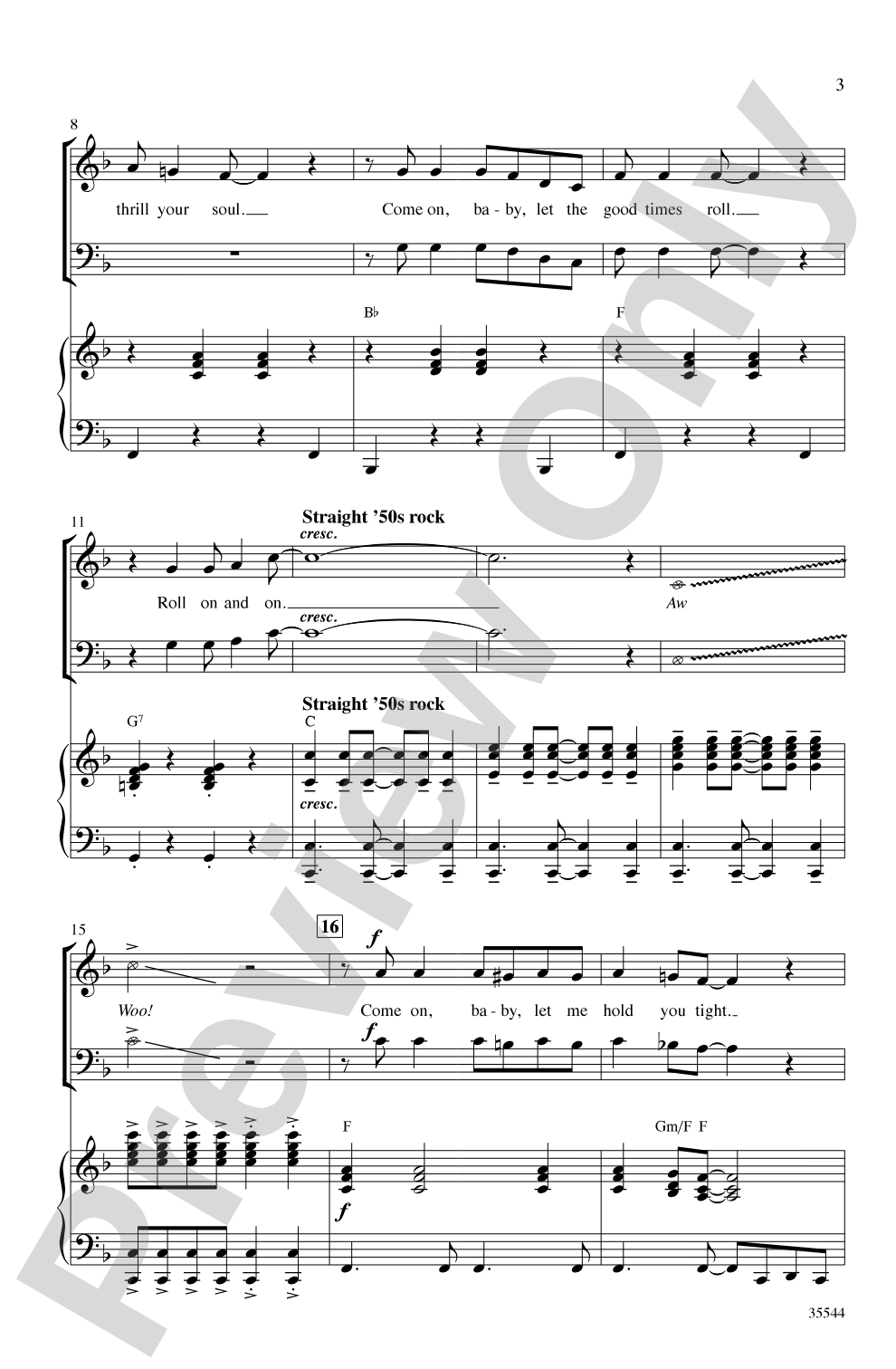 We Love the '50s: SATB Choral Octavo