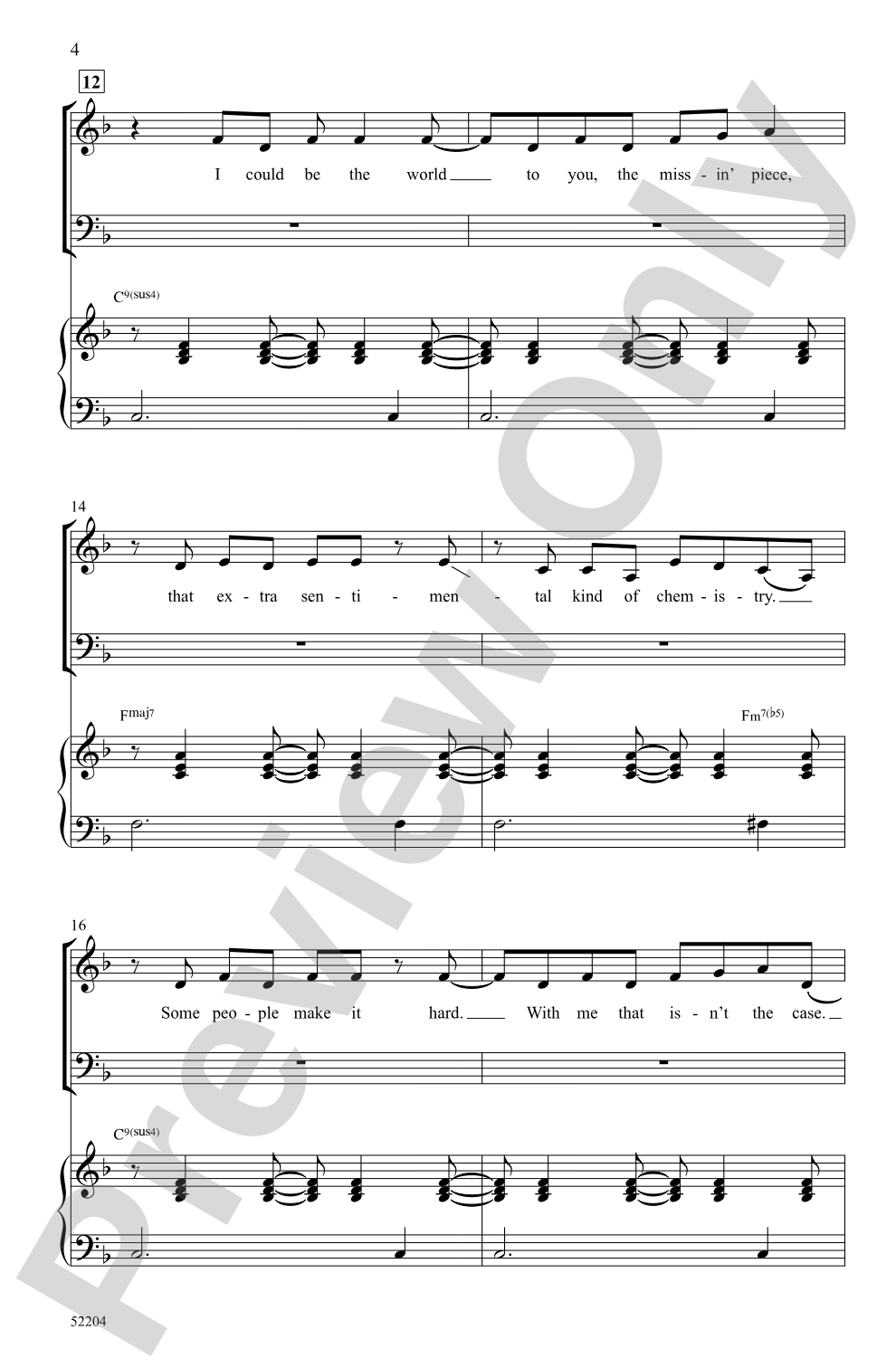 So Easy: SATB Choral Octavo