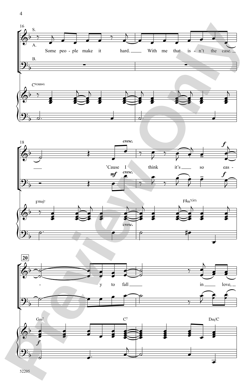 So Easy: SAB Choral Octavo