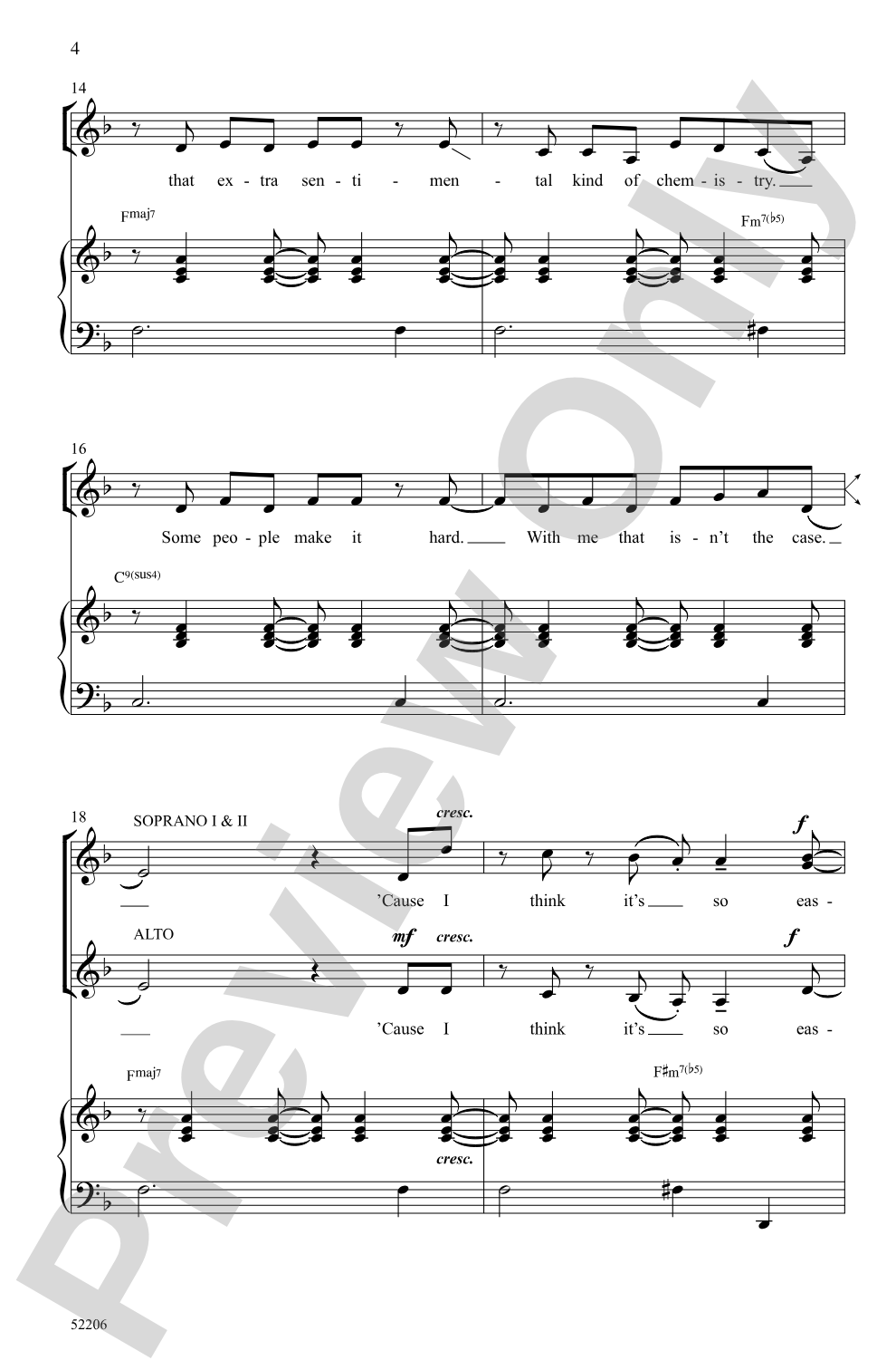 So Easy: SSA Choral Octavo