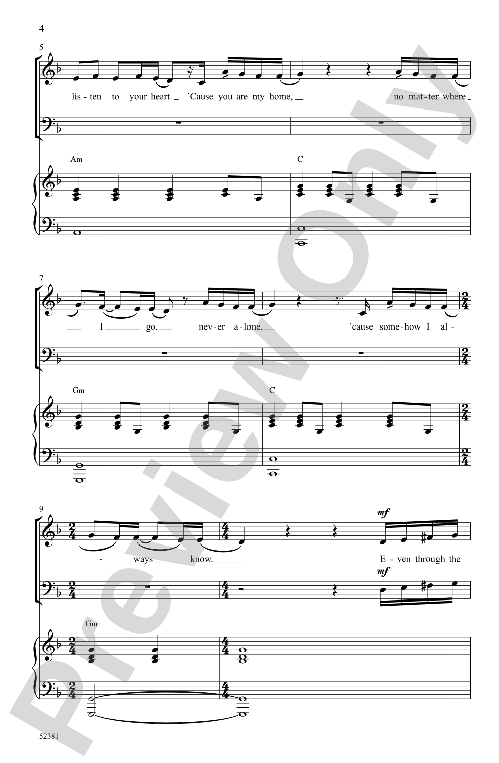 Dream as One: SATB Choral Octavo