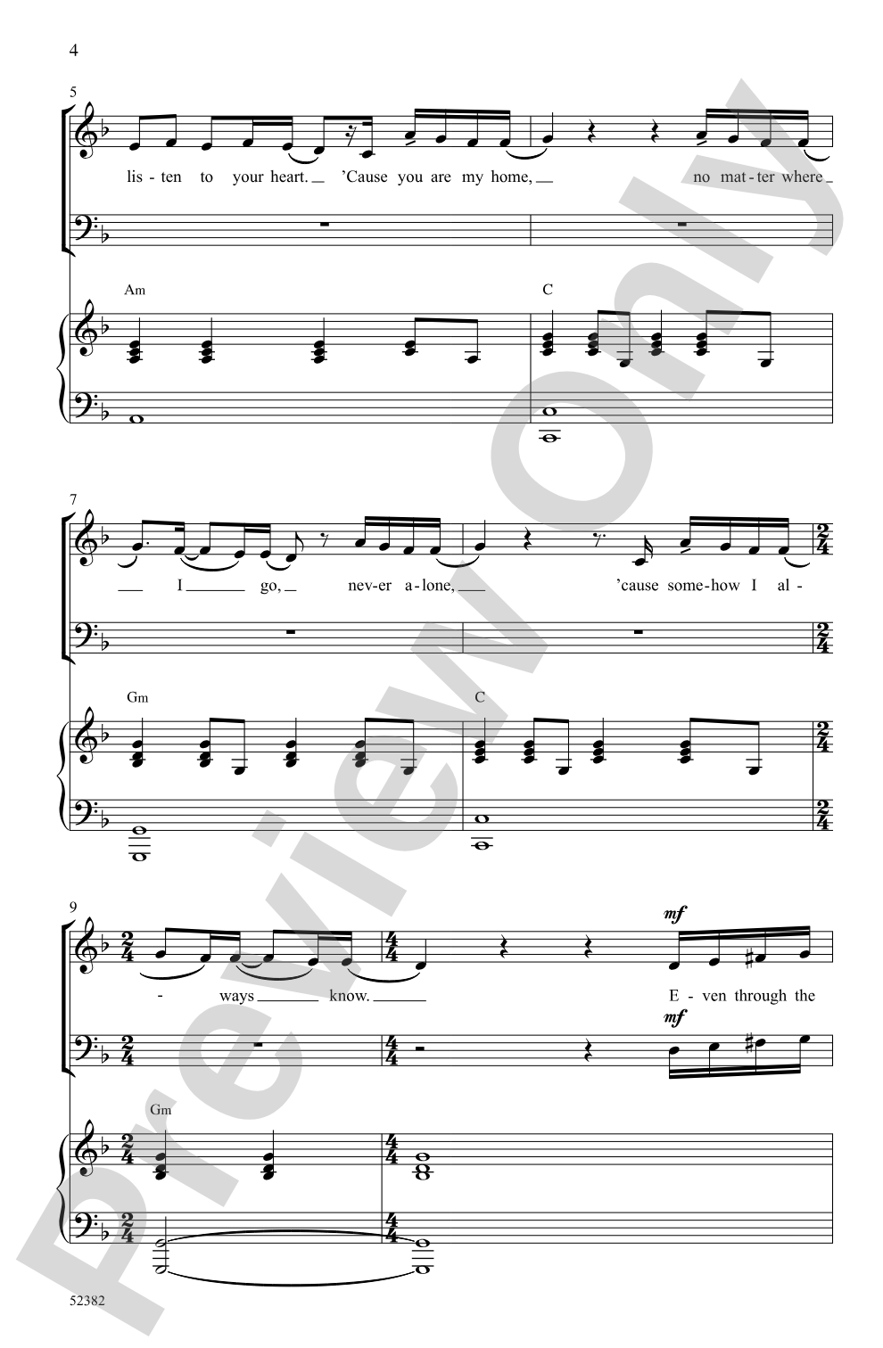 Dream as One: SAB Choral Octavo