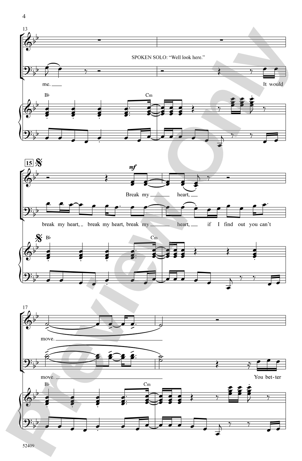 I Just Might: SATB Choral Octavo