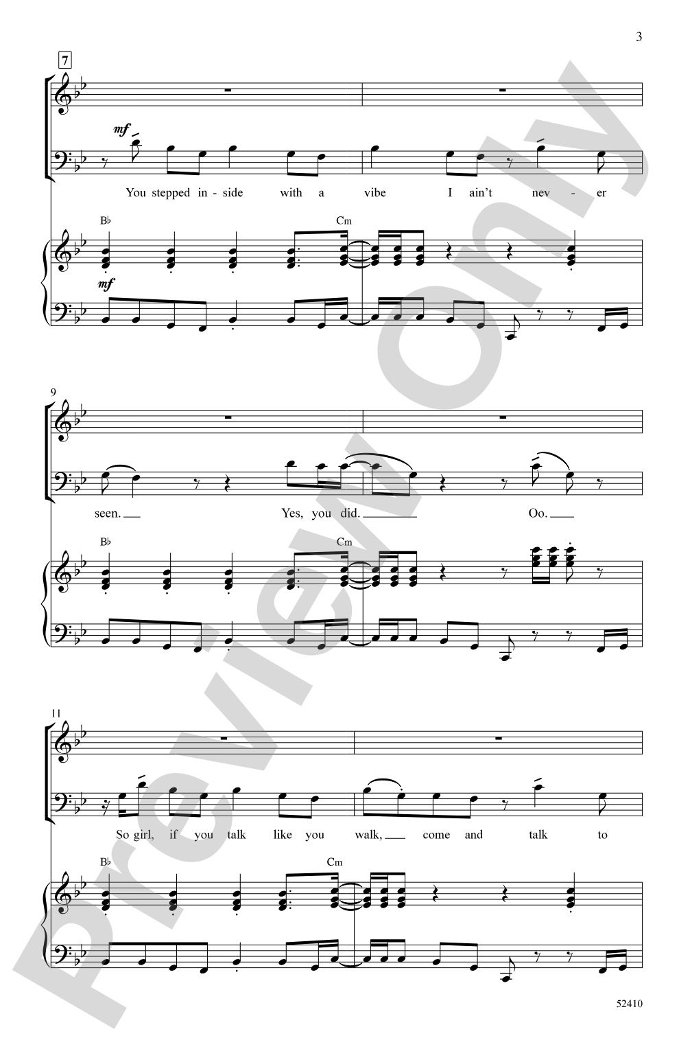 I Just Might: 3-Part Mixed Choral Octavo