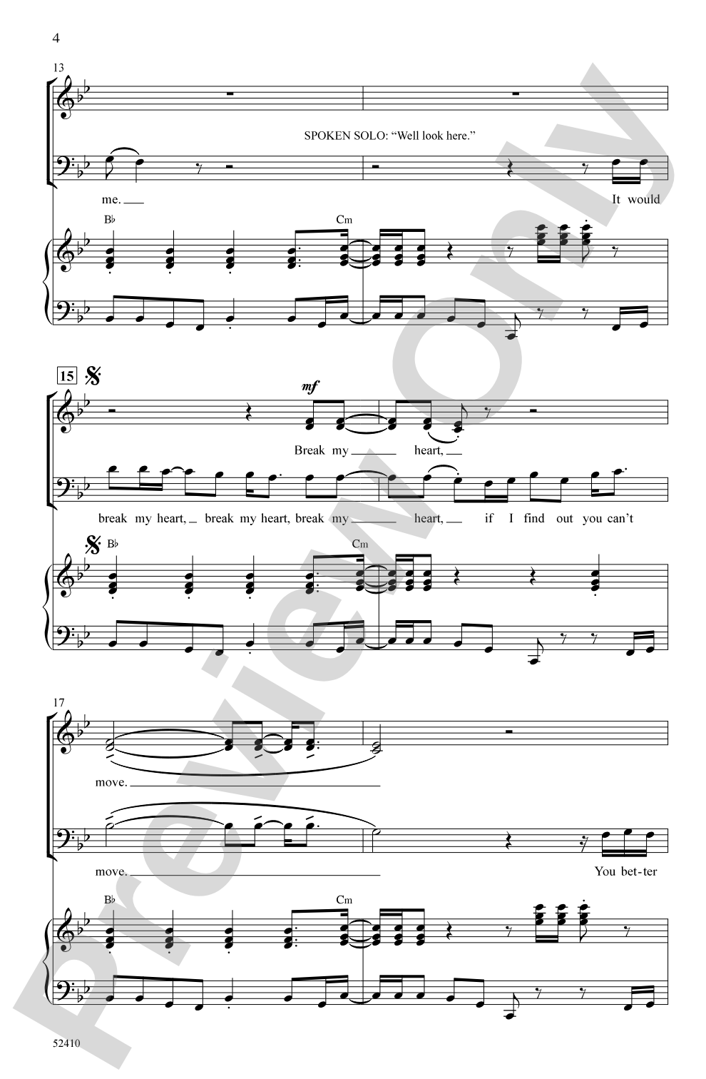 I Just Might: 3-Part Mixed Choral Octavo
