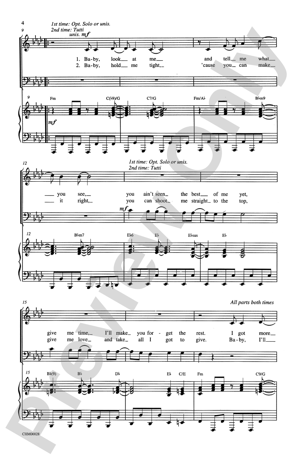 Fame: 3-Part Mixed Choral Octavo