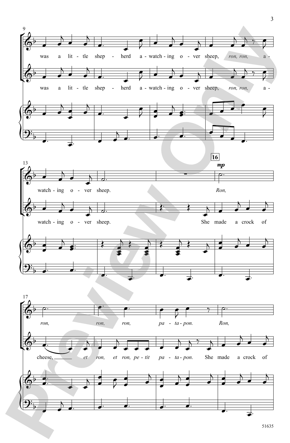 The Shepherd and the Cat: 2-Part Choral Octavo